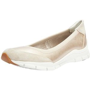 Geox Dames D Sukie A Loafer, LT goud/zand, 41 EU, Lt Gold Sand, 41 EU