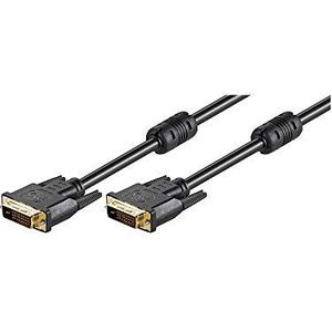Wentronic DVI-D kabel Dual Link (DVI-D (24+1) stekker naar DVI-D (24+1) stekker) 15 m
