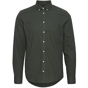 CASUAL FRIDAY Arthur LD BD Soft geborsteld shirt voor heren, 196110/Deep Forest, XXL
