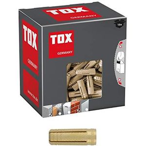 TOX Messing spreidpluggen Metrix M16 x 43 mm, 15 stuks, 026100081, goud