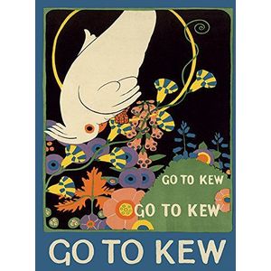 Transport voor London Go to Kew, 1915 60 x 80cm Canvas Print, Katoenmix, Multi kleuren, 60 x 80 x 3,2 cm