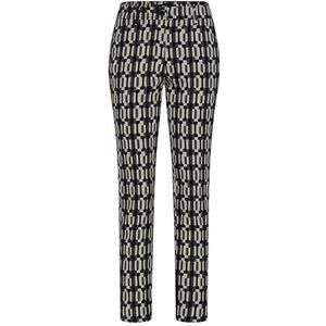 Style Maron S Big Chains Jacquard, zwart, 26W x 32L