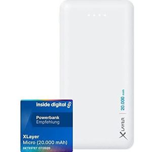 Xlayer Powerbank Micro White 20000mAh merk Xlayer