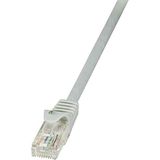 LogiLink CP1052U CAT5e UTP patchkabel AWG26 grijs 2,00m, 5 stuks