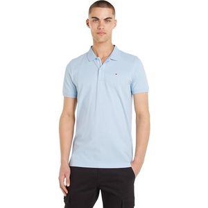 Tommy Jeans Heren TJM Slim Placket Polo S/S, Blauw, XXL grote maten tall