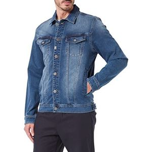 Timezone Denim Jacket spijkerjack voor heren, atletisch blue wash, M