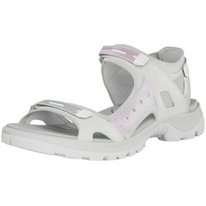 Ecco Offroad, sportsandalen voor dames, Schitterend wit, 39 EU