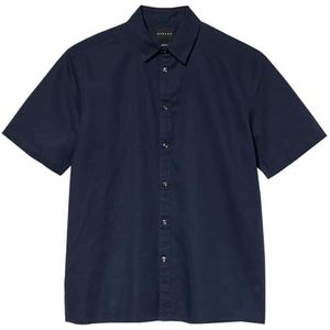 Sisley Mens 59A2SQ01Y Shirt, Blue 903, L, Blue 903, L