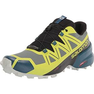 SALOMON Trail Running Speedcross 5 heren , Eend Groen Zwart Avond Sleutelbloem , 44 2/3 EU