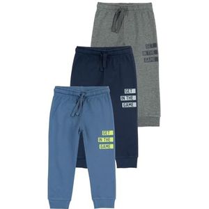 Chicco Set van 3 lange broeken voor kinderen, Blauw, 24 Maanden