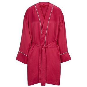 BOSS Satina_kimono Dressing Gown voor dames, Medium Roze 663, S