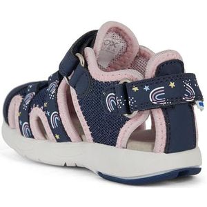 Geox B Multy Girl Sandalen voor babymeisjes, marineblauw/LT roze, 20 EU, Navy Lt Pink, 20 EU
