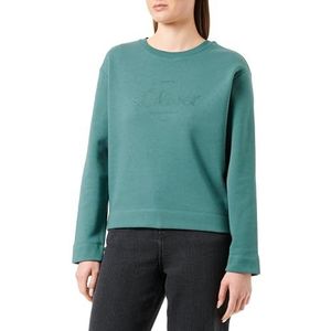 s.Oliver Sales GmbH & Co. KG/s.Oliver Dames sweatshirt lange mouwen sweatshirt lange mouwen, blauwgroen., 32