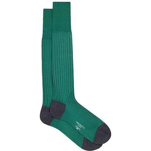 Hackett London Heren katoenen sokken lang, Groen (Groen), Large