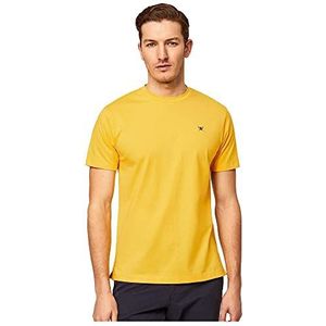 Hackett London Mannen Swim Trim Logo T-shirt, Mango, M