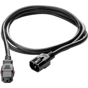 HP E C13/C14 WW 10A 1.4m Blk 6st Lckng PC
