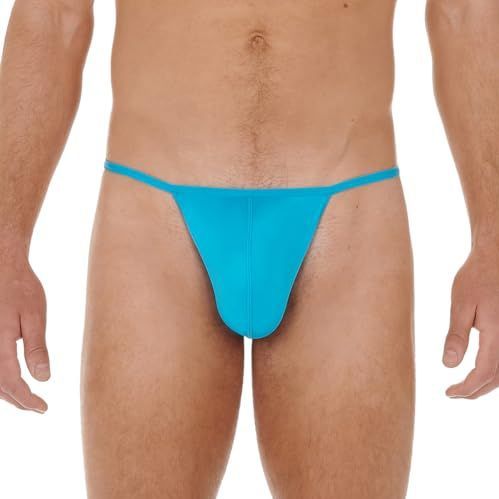 HOM Heren G-String Panties, Turkoois, L