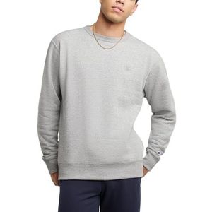 Champion Heren Powerblend fleece trui sweatshirt, Oxford-grijs, XS