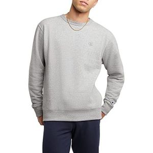 Champion Heren Powerblend fleece trui sweatshirt, Oxford-grijs, XS
