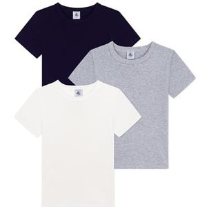 Petit Bateau - Set van T-shirts - Katoen - Korte Mouwen - 8 Jaren