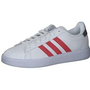 adidas Grand Court 2.0 Sneaker heren, Ftwr White Better Scarlet Core Black, 36 EU