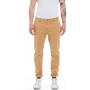Replay M9722A Benni Hyperchino Color Xlite heren Jeans, Biscuit 617, 34W / 32L