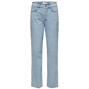 SELECTED FEMME Vrouwelijke High Waist Jeans Lichtblauw, blauw (light blue denim), 30W / 32L