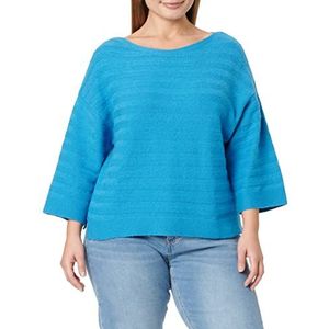 TOM TAILOR Dames Cropped gebreide trui 1032608, 30095 - Sublime Teal Blue, XL