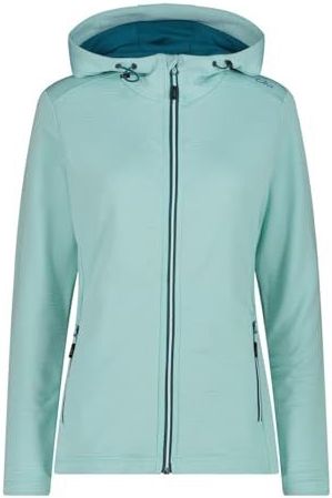 CMP - Dames Fleece Met Capuchon - Jacquardstof - Stretch Performance