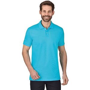 Trigema Heren poloshirt 626601, blauw (azuur), XXL