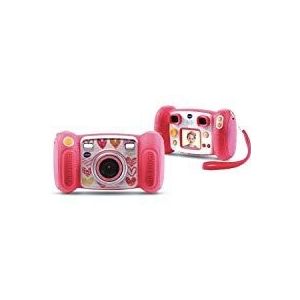 VTech - KidiZoom Smile roze, digitale camera voor kinderen, 7-in-1, foto's en video's, kleurenscherm, filters, frames en grappige effecten, cadeau voor kinderen van 3 jaar tot 10 jaar - inhoud in het