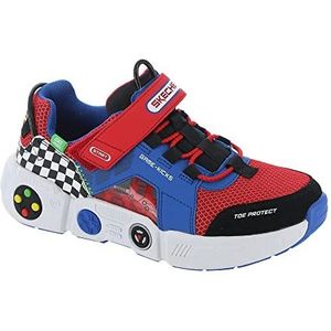 Skechers Unisex-Child Gametronix Sneaker, Blauw/Multi, 30 EU