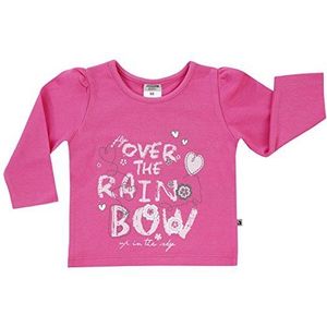 Jacky Babymeisjes longsleeve Basic Line Girls shirt met lange mouwen, roze, 92 cm