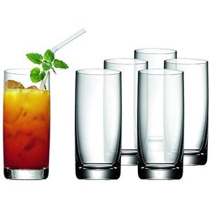 WMF Easy Longdrinkglazen set 6-delig 350 ml, cocktailglas, kristalglas, vaatwasmachinebestendig, onbreekbaar