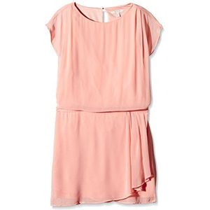 ESPRIT Dames A-lijn jurk in wikkellook, roze (abrikoos 875), 40