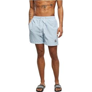 Urban Classics Heren Block Zwemshort Zwembroek, zomerblauw, S