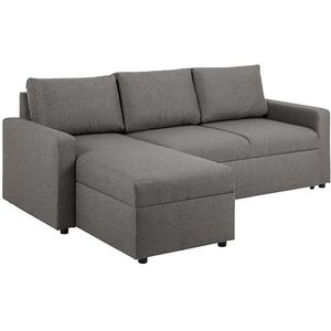 AC Design Furniture Corner, stof, grijs, H: 84 x B: 218 x D: 155 cm