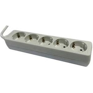 5 stopcontacten, 3 m lange kabel, 16 A Eco, ideaal voor het veilig aansluiten van meerdere elektrische apparaten.