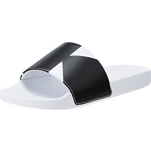 Calvin Klein Dames Slide NY Seizoensgebonden Mono WN, Helder Wit/Zwart, 3.5 UK, Zwart, 36.5 EU