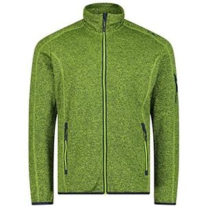 CMP Knit-Tech Jas voor heren, Limegreen-B.Blauw, 46