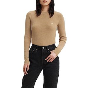 Levi's Crew Rib Sweater Sweatshirt Vrouwen, Travertine, XXS