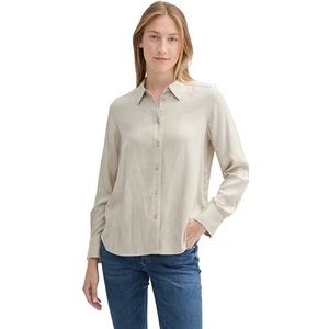 TOM TAILOR Damesblouse, 25955 - Dusty Beige Melange, 36