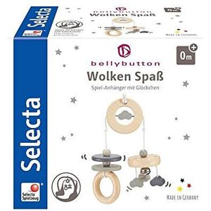 Selecta 64005 wolken plezier, minitrapez - belly button, grijs, 15,5 cm