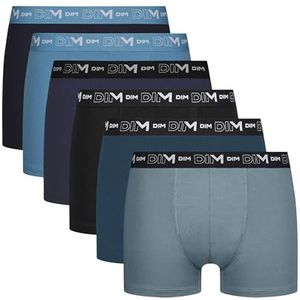 DIM Katoen, stretch, ademend, optimale grip, 6 stuks, ondertint, grijs, groen, meerkleurig, heren, Kousen Nuance Grijs Groen, Eén maat