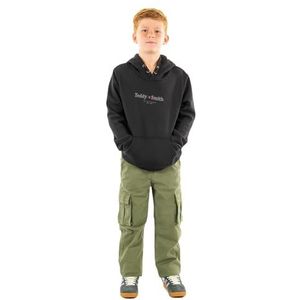 Teddy Smith S - Jim Hoody Jr Sweatshirt voor jongens, Houtskool, 10 Jaar