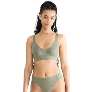 sloggi Zero Feel Bliss Soft Bra Moss Green Old, Moss Green Old, M Grote maten