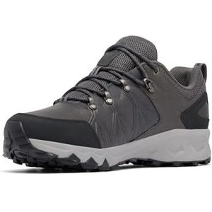 Columbia Men's Peakfreak 2 Outdry Leather Waterproof Low Rise Hiking Shoes, Grey (Ti Grey Steel x Dark Grey), 7.5 UK