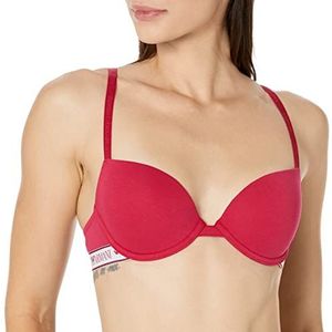 Emporio Armani Push-up beha voor dames, karmozijnrood, 75D