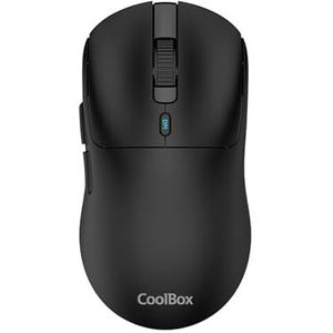 Coolbox - W03 Draadloze Muis - Zwart - Ergonomisch Ontwerp - 10.000 DPI
