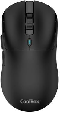 Coolbox - W03 Draadloze Muis - Zwart - Ergonomisch Ontwerp - 10.000 DPI